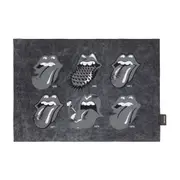 LUGAR AMERICANO TC 36 CM X 50 CM ROCK HISTORY - KONKRET/CINZA - Foto 1