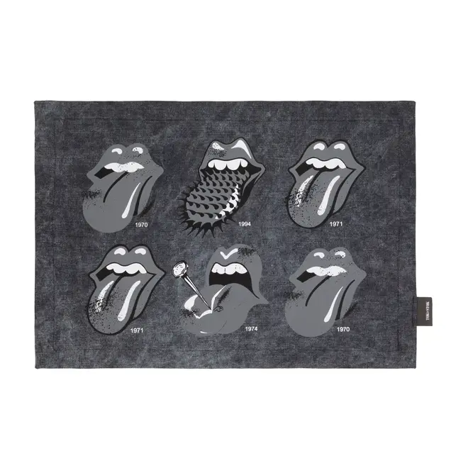 LUGAR AMERICANO TC 36 CM X 50 CM ROCK HISTORY - KONKRET/CINZA - Foto 1