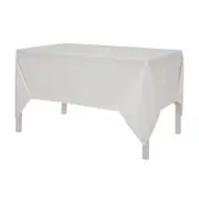 TOALHA DE MESA 1,60 M X 2,20 M BOTANICAL - BRANCO - Foto 2