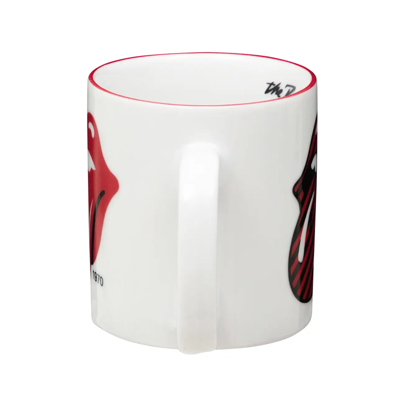 CANECA 360 ML ROCK HISTORY 1970 - BRANCO/VERMELHO - Foto 3