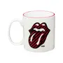 CANECA 360 ML ROCK HISTORY 1970 - BRANCO/VERMELHO - Foto 4