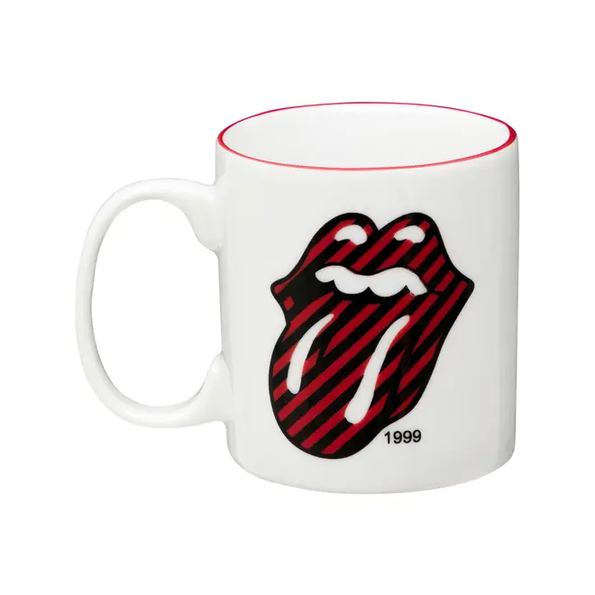 CANECA 360 ML ROCK HISTORY 1970 - BRANCO/VERMELHO - Foto 4