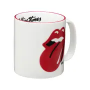 CANECA 360 ML ROCK HISTORY 1970 - BRANCO/VERMELHO - Foto 5