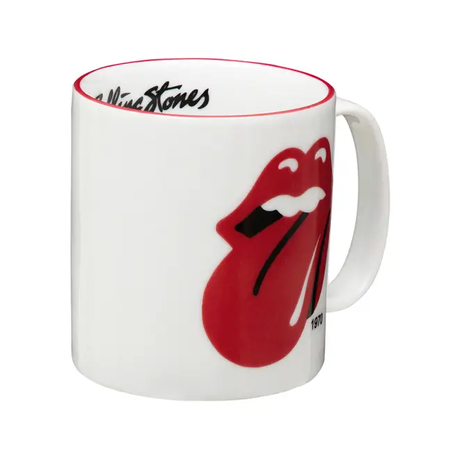 CANECA 360 ML ROCK HISTORY 1970 - BRANCO/VERMELHO - Foto 5