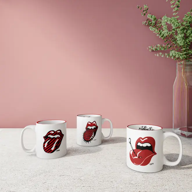 CANECA 360 ML ROCK HISTORY 1970 - BRANCO/VERMELHO - Foto 8