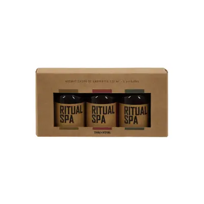 KIT AROMATIZADOR COM 3 RITUAL SPA