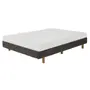BASE PARA CAMA BOX DE CASAL 1,38 M X 1,88 M NORDIC LUND - KONKRET - Foto 1