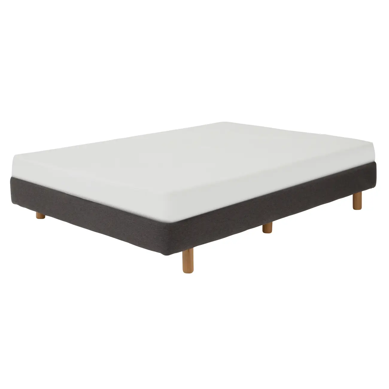 BASE PARA CAMA BOX DE CASAL 1,38 M X 1,88 M NORDIC LUND - KONKRET - Foto 1