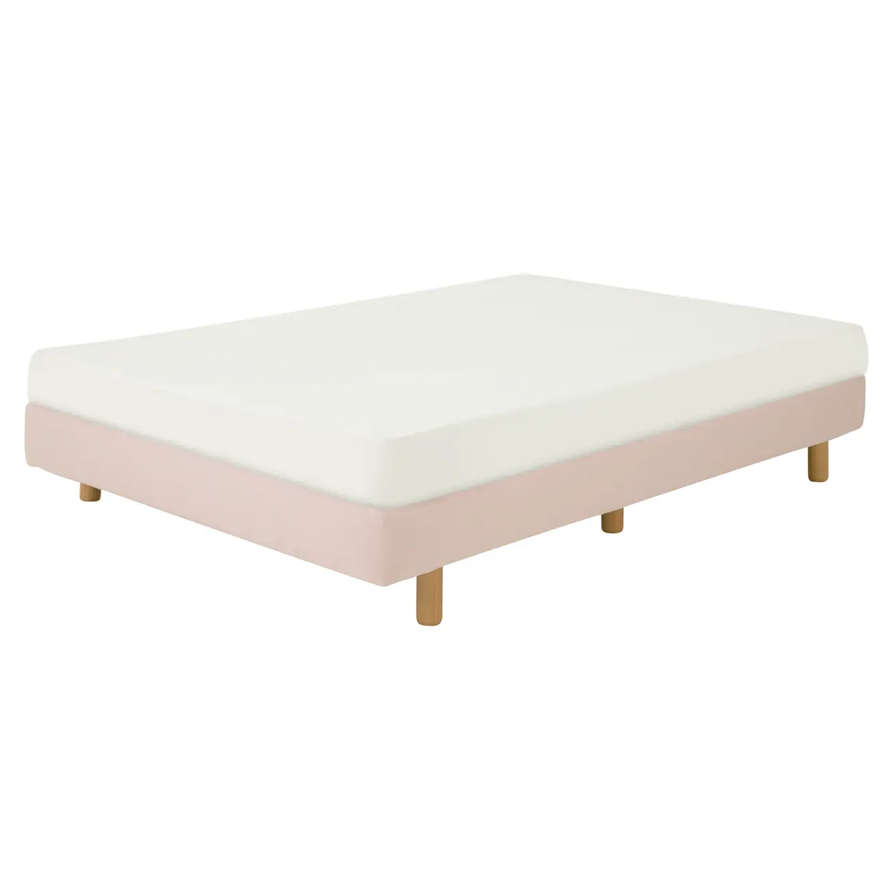 BASE PARA CAMA BOX DE CASAL 1,38 M X 1,88 M NORDIC LUND - QUARTZO ROSA - Foto 1
