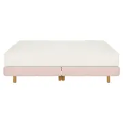 BASE BOX QUEEN 1,58 M X 1,98 M NORDIC LUND - QUARTZO ROSA - Foto 3