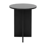 PLANOS MESA LATERAL REDONDA 38 CM - PRETO - Foto 1