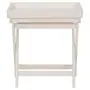 MESA LATERAL COM BANDEJA 63 CM X 43 CM ANDRADES - BRANCO LAVADO - Foto 3