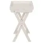 MESA LATERAL COM BANDEJA 63 CM X 43 CM ANDRADES - BRANCO LAVADO - Foto 4