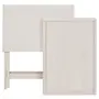 MESA LATERAL COM BANDEJA 63 CM X 43 CM ANDRADES - BRANCO LAVADO - Foto 8