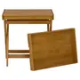 MESA LATERAL COM BANDEJA 63 CM X 43 CM ANDRADES - AMÊNDOA - Foto 2