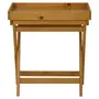 MESA LATERAL COM BANDEJA 63 CM X 43 CM ANDRADES - AMÊNDOA - Foto 3