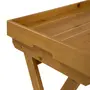 MESA LATERAL COM BANDEJA 63 CM X 43 CM ANDRADES - AMÊNDOA - Foto 6
