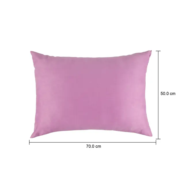 TRAVESSEIRO DE FIBRA 50 CM X 70 CM BELLAC - MALVA - Foto 5