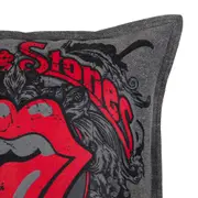 CAPA DE ALMOFADA 44 CM X 44 CM ROCK ICONS - KONKRET/VERMELHO - Foto 2