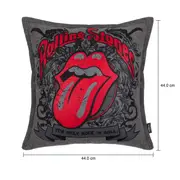 CAPA DE ALMOFADA 44 CM X 44 CM ROCK ICONS - KONKRET/VERMELHO - Foto 6