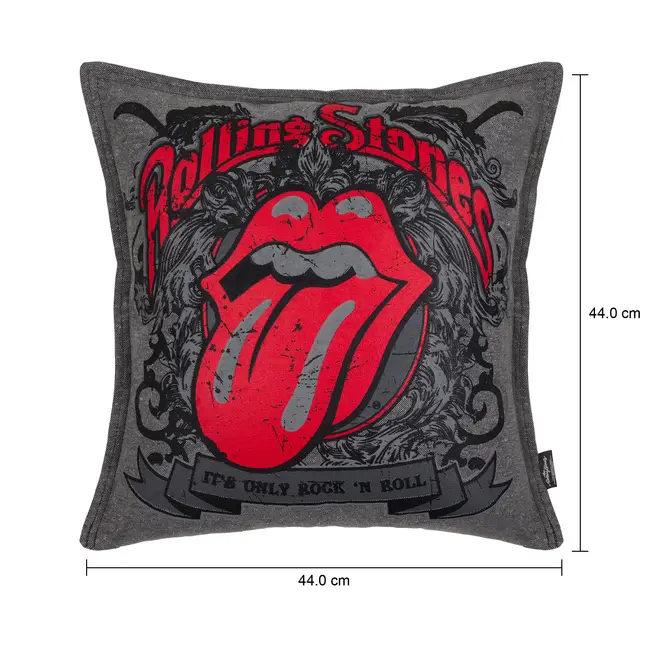 CAPA DE ALMOFADA 44 CM X 44 CM ROCK ICONS - KONKRET/VERMELHO - Foto 6