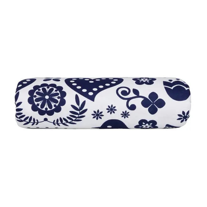 LENÇOL DE CASAL E QUEEN 2,40 M X 2,50 M FOLKSY - AZUL ESCURO/BRANCO - Foto 1