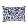 FRONHA 50 CM X 70 CM FOLKSY - AZUL ESCURO/BRANCO - Foto 1