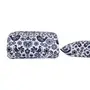 EDREDOM DE CASAL E QUEEN 2,40 M X 2,50 M FOLKSY - AZUL ESCURO/BRANCO - Foto 8