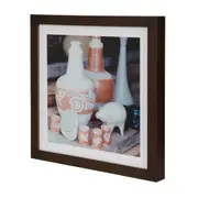 QUADRO TRACUNHAÉM II 30 CM X 30 CM - MARROM/MULTICOR - Foto 2