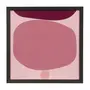 QUADRO COLORGANIC I 45 CM X 45 CM - PRETO/QUARTZO ROSA - Foto 1