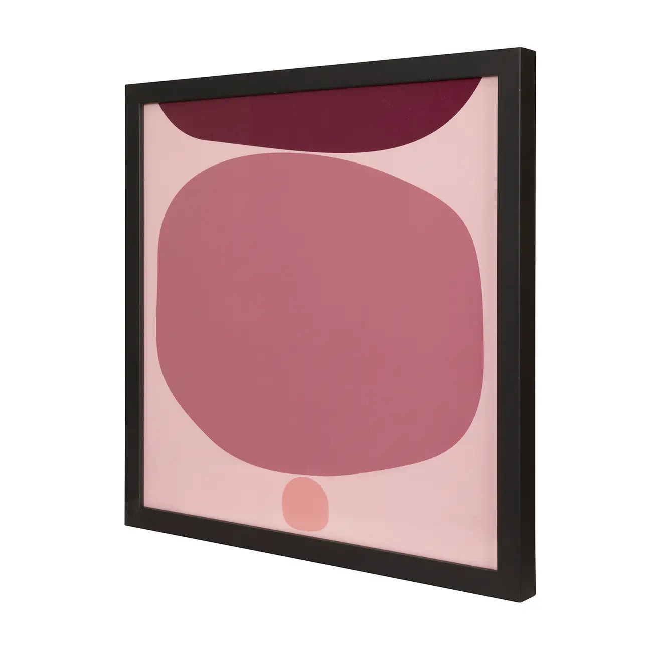 QUADRO COLORGANIC I 45 CM X 45 CM - PRETO/QUARTZO ROSA - Foto 2