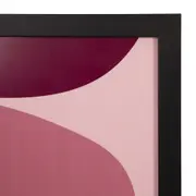 QUADRO COLORGANIC I 45 CM X 45 CM - PRETO/QUARTZO ROSA - Foto 3