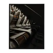 QUADRO 85 CM X 1,10 M LUZ E SOMBRA - PRETO/MULTICOR - Foto 1