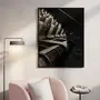 QUADRO 85 CM X 1,10 M LUZ E SOMBRA - PRETO/MULTICOR - Foto 4