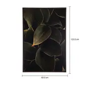 QUADRO 83 CM X 1,23 M FOLIAGE - MARROM/MULTICOR - Foto 4