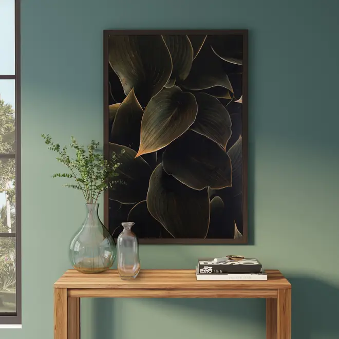 QUADRO 83 CM X 1,23 M FOLIAGE - MARROM/MULTICOR - Foto 5