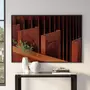 QUADRO 1,53 M X 1,03 M RETILÍNEAS - PRETO/COBRE - Foto 5