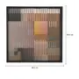 QUADRO LIGHT 60 CM X 60 CM STRIPES - PRETO/MULTICOR - Foto 4