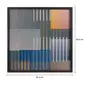 QUADRO DARK 60 CM X 60 CM STRIPES - PRETO/MULTICOR - Foto 4