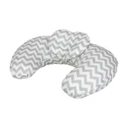 ALMOFADA AMAMENTAÇÃO 37 CM X 53 CM CUTE - BRANCO/CINZA - Foto 2