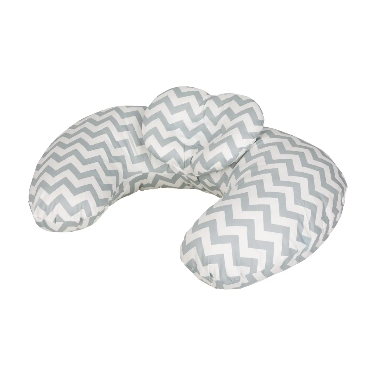 ALMOFADA AMAMENTAÇÃO 37 CM X 53 CM CUTE - BRANCO/CINZA - Foto 2