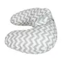 ALMOFADA AMAMENTAÇÃO 37 CM X 53 CM CUTE - BRANCO/CINZA - Foto 3