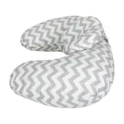 ALMOFADA AMAMENTAÇÃO 37 CM X 53 CM CUTE - BRANCO/CINZA - Foto 3