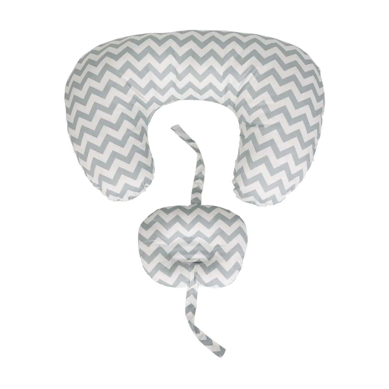 ALMOFADA AMAMENTAÇÃO 37 CM X 53 CM CUTE - BRANCO/CINZA - Foto 7