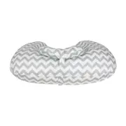 ALMOFADA AMAMENTAÇÃO 37 CM X 53 CM CUTE - BRANCO/CINZA - Foto 8