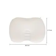 TRAVESSEIRO ANATÔMICO PARA BEBÊ 28 CM X 21 CM FLUTUE - BRANCO - Foto 4