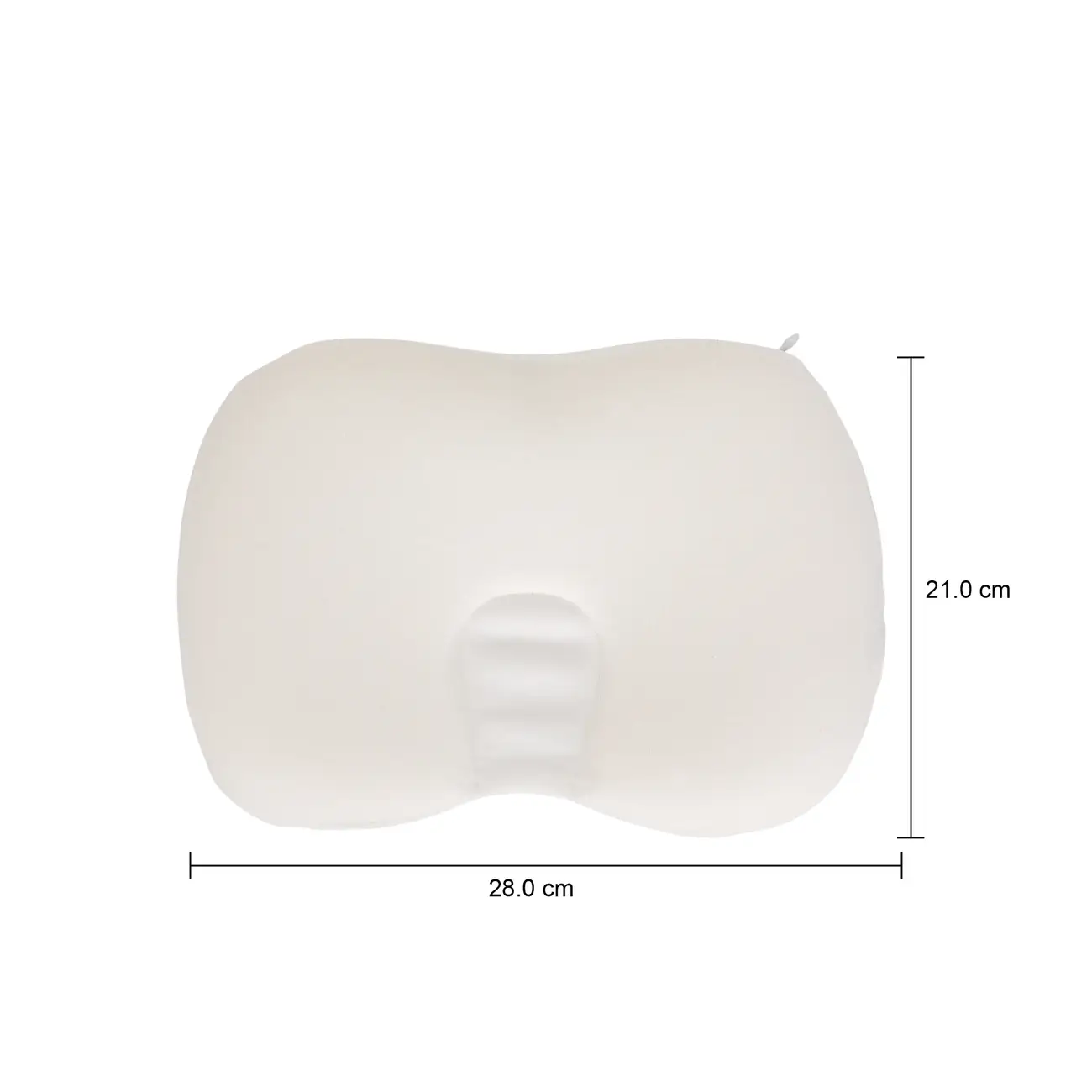 TRAVESSEIRO ANATÔMICO PARA BEBÊ 28 CM X 21 CM FLUTUE - BRANCO - Foto 4