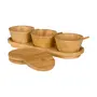 PORTA-MOLHOS PASTA COM 3 BAMBOO - BAMBU/BAMBU - Foto 2