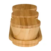 PORTA-MOLHOS PASTA COM 3 BAMBOO - BAMBU/BAMBU - Foto 4