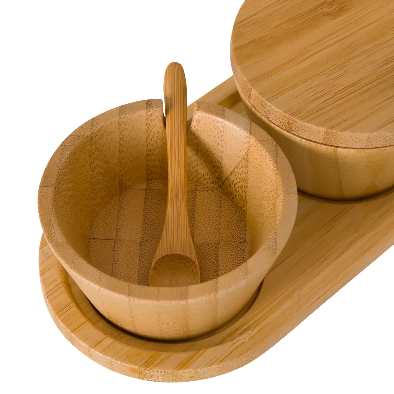 PORTA-MOLHOS PASTA COM 3 BAMBOO - BAMBU/BAMBU - Foto 5
